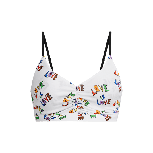 FeelFree Ruched Bralette | Love is Love 2.0