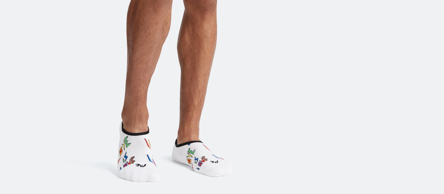 Heritage No Show Sock | Love is Love 2.0