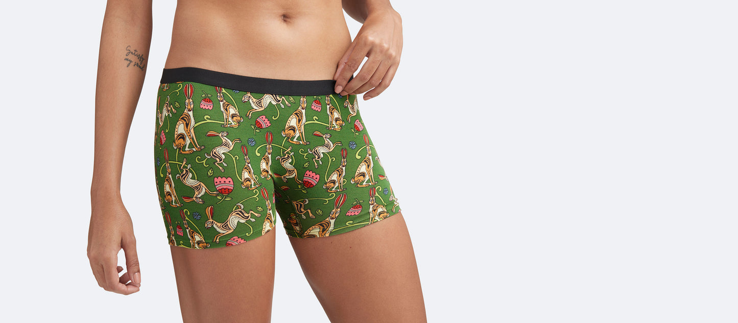 UltraModal™ Core Boyshort | Love, Flowers, & Hares