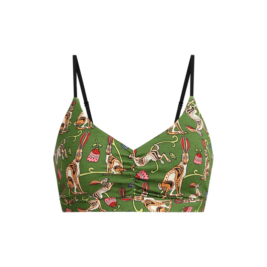 UltraModal™ FeelFree Ruched Bralette | Love, Flowers, & Hares