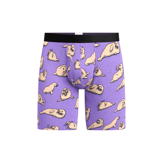 Long Boxer Brief w/ Fly | Lazy Sea Lions