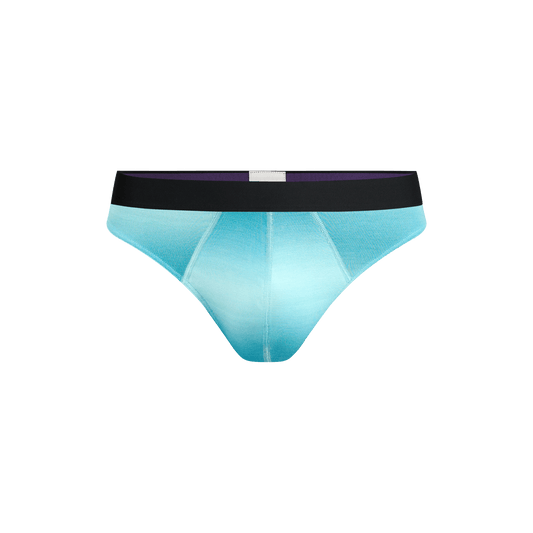 Pouch Front Thong | Blue Ombre