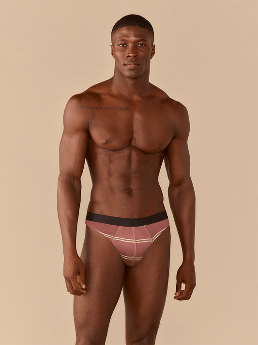 UltraModal™ Core Pouch Front Thong | Desert Heat Stripes