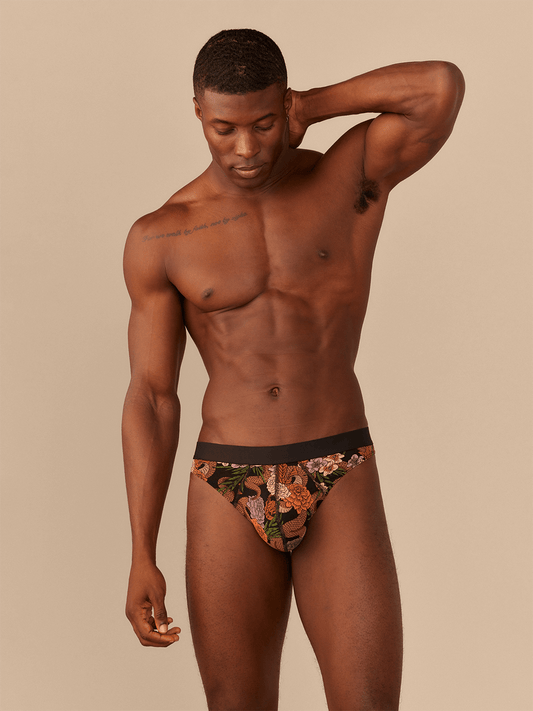 Pouch Front Thong | Garden Snake