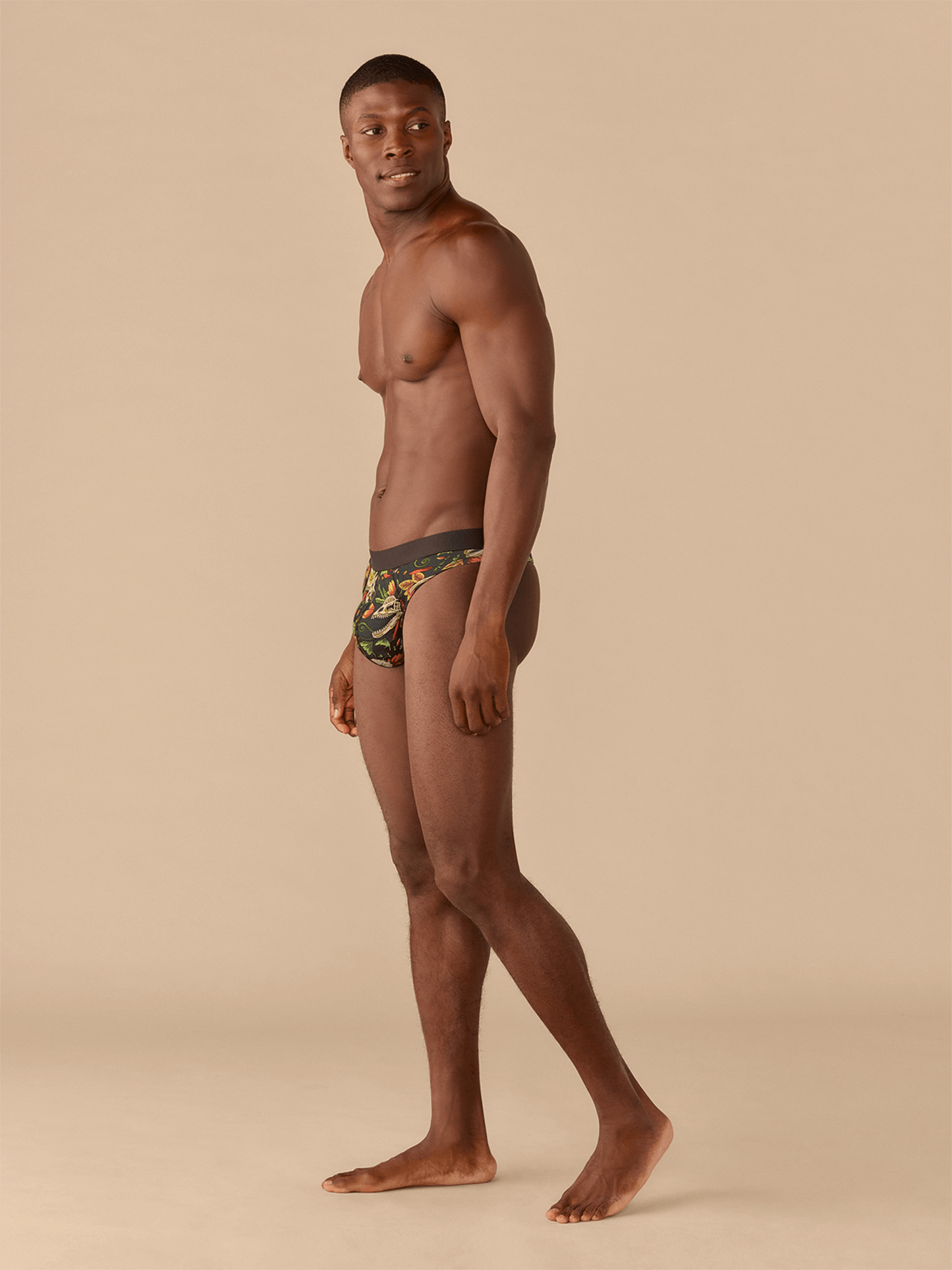 Pouch Front Thong | Jurassic Garden