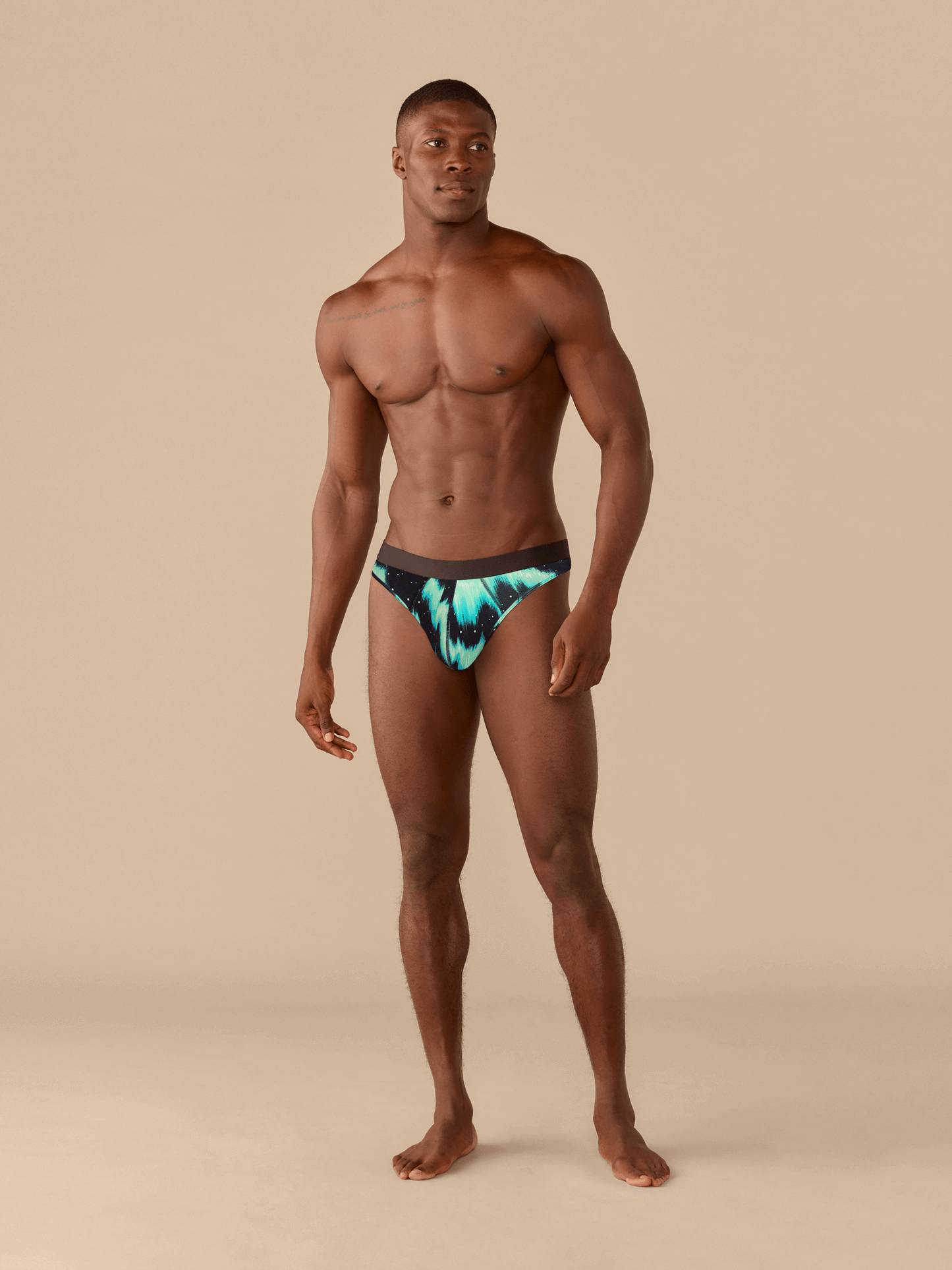 Pouch Front Thong | Northern Lights