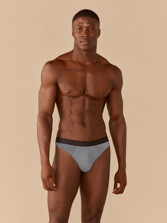 UltraModal™ Core Pouch Front Thong | Stone