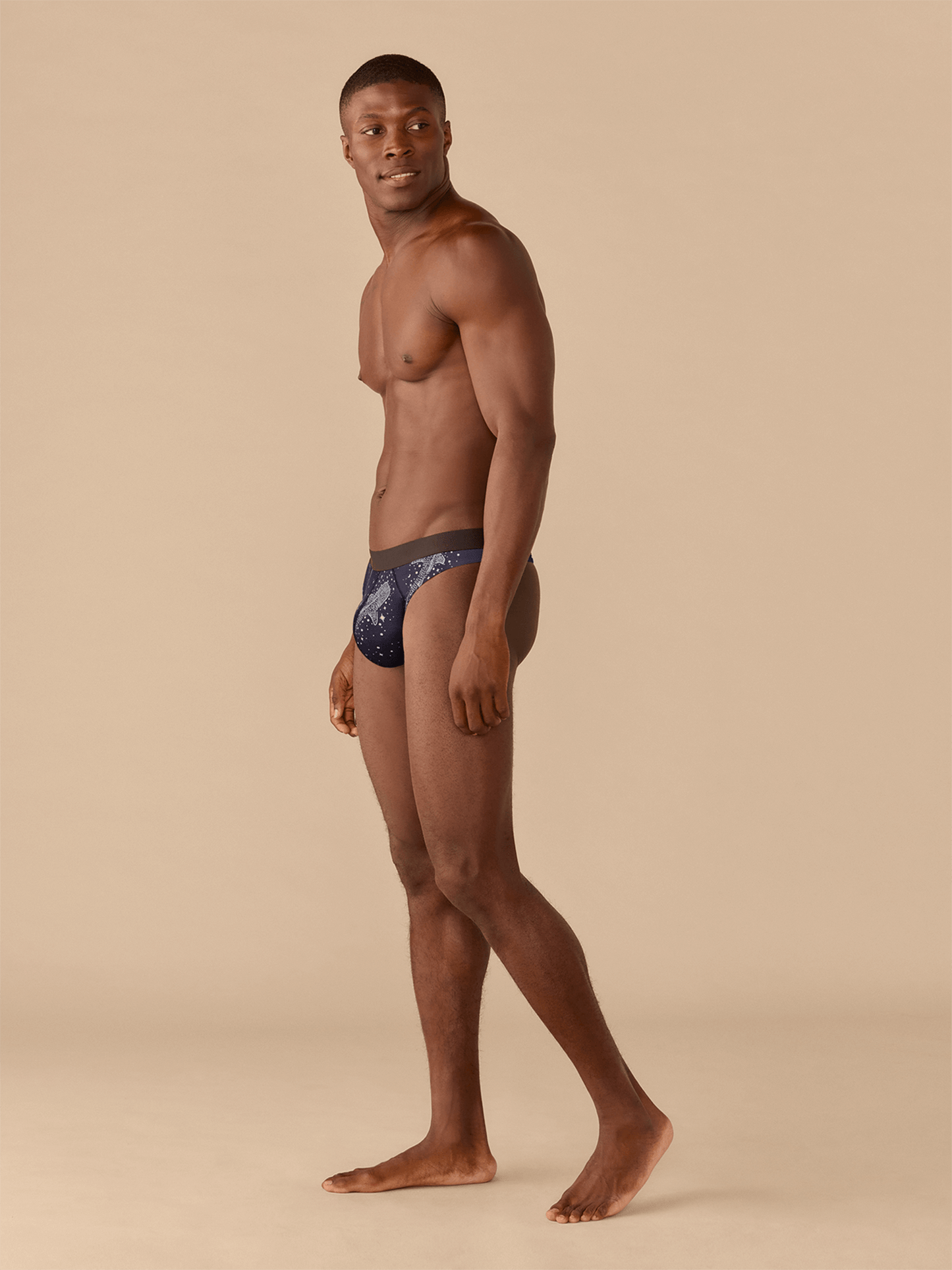 Pouch Front Thong | Starry Sharks