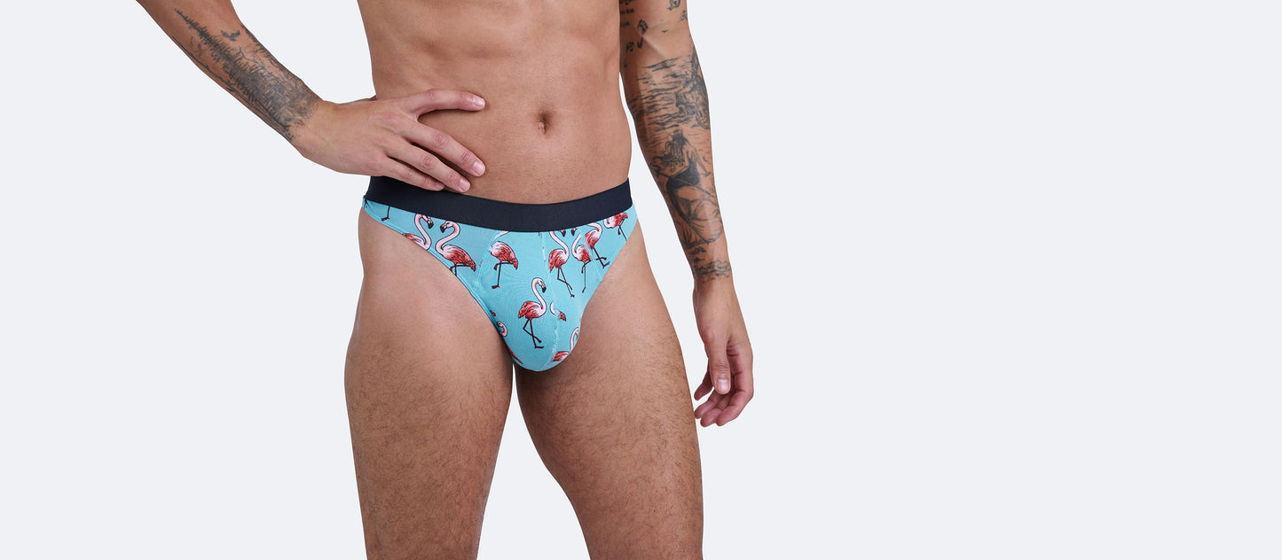 Pouch Front Thong | Love Birds