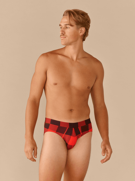 FeelFree Hip Brief | Buffalo Plaid