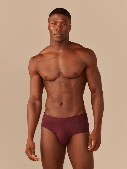 FeelFree Hip Brief | Heather Wine