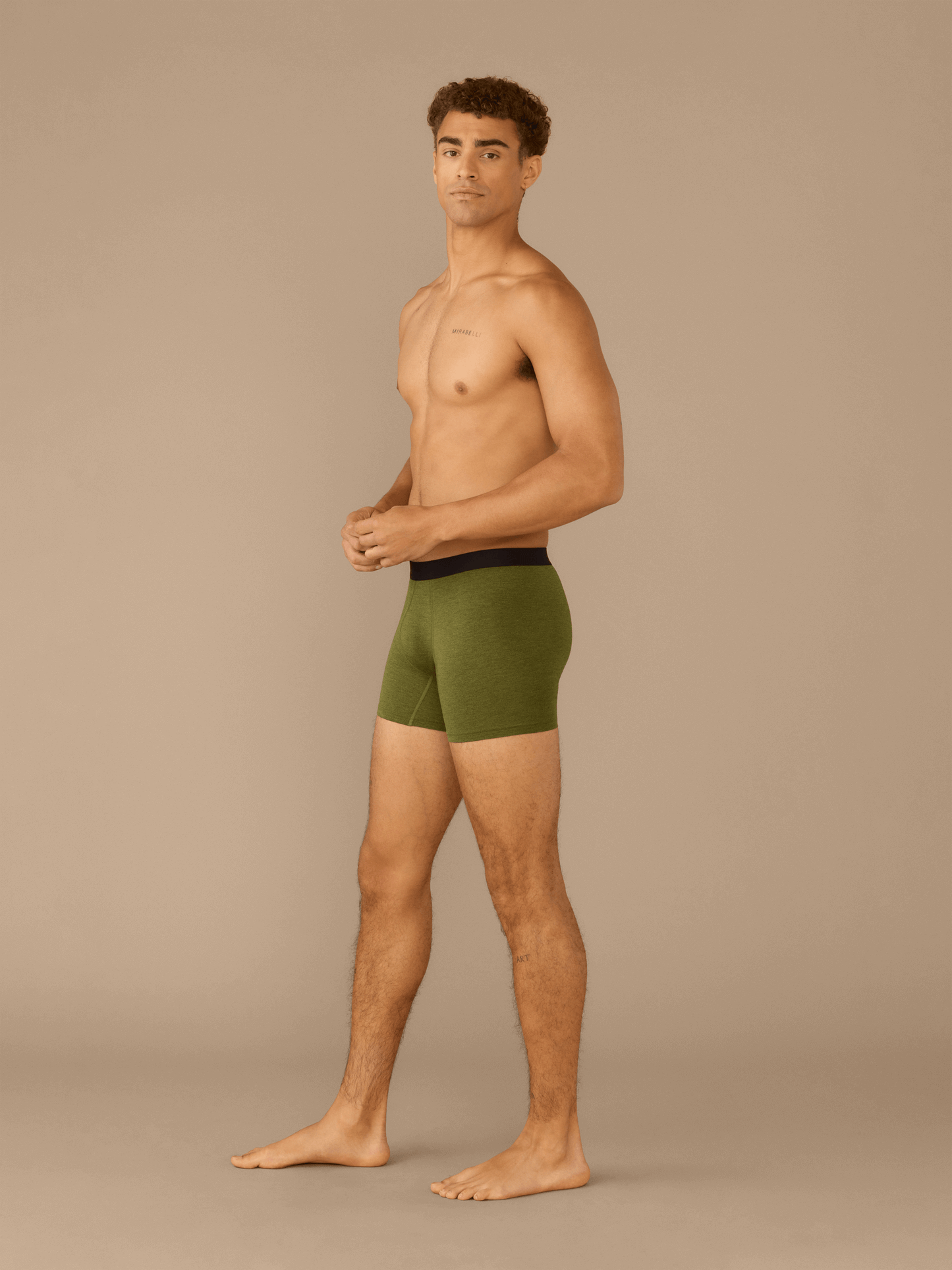 Boxer Brief | Heather Olive