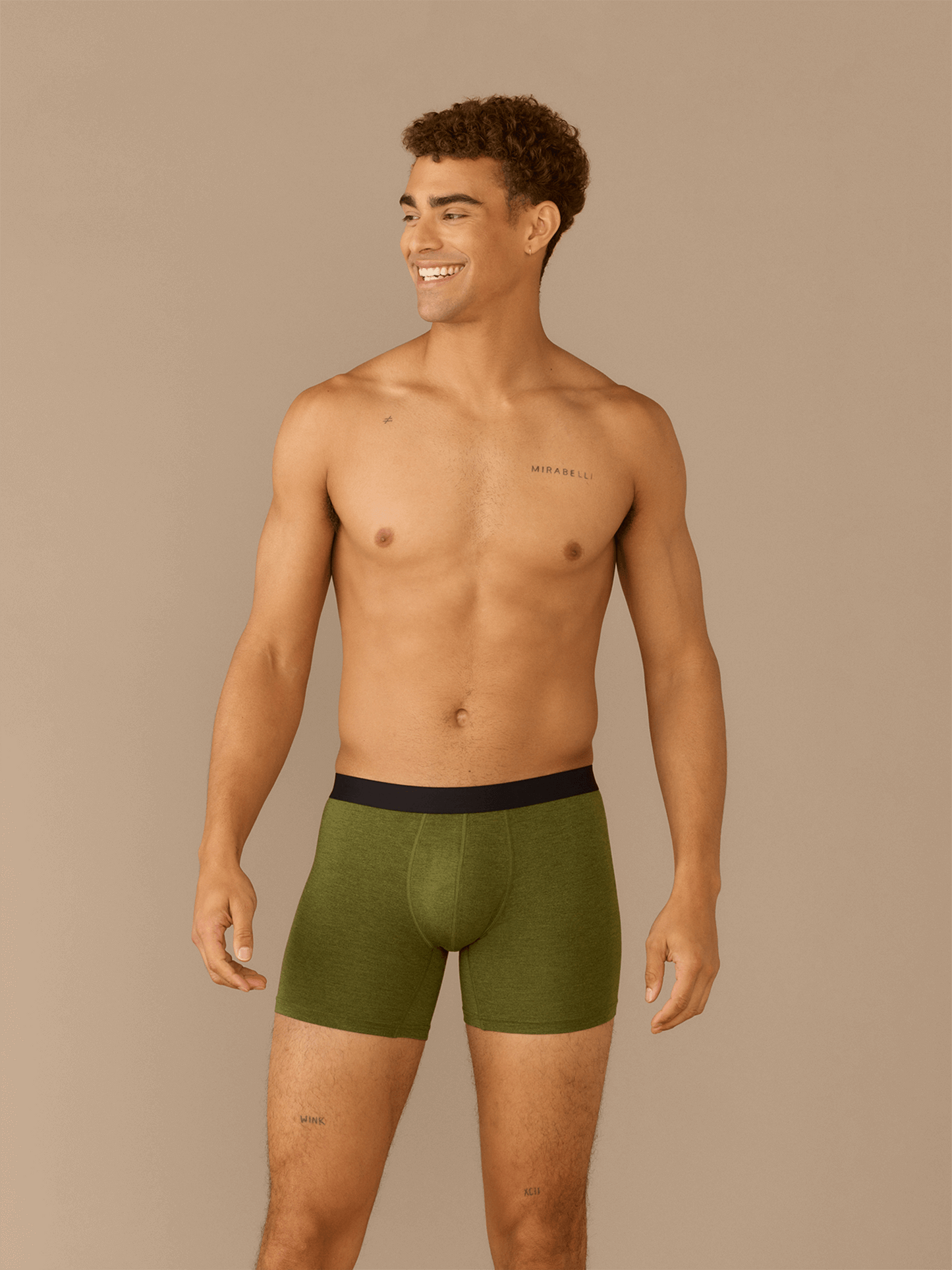 Boxer Brief | Heather Olive