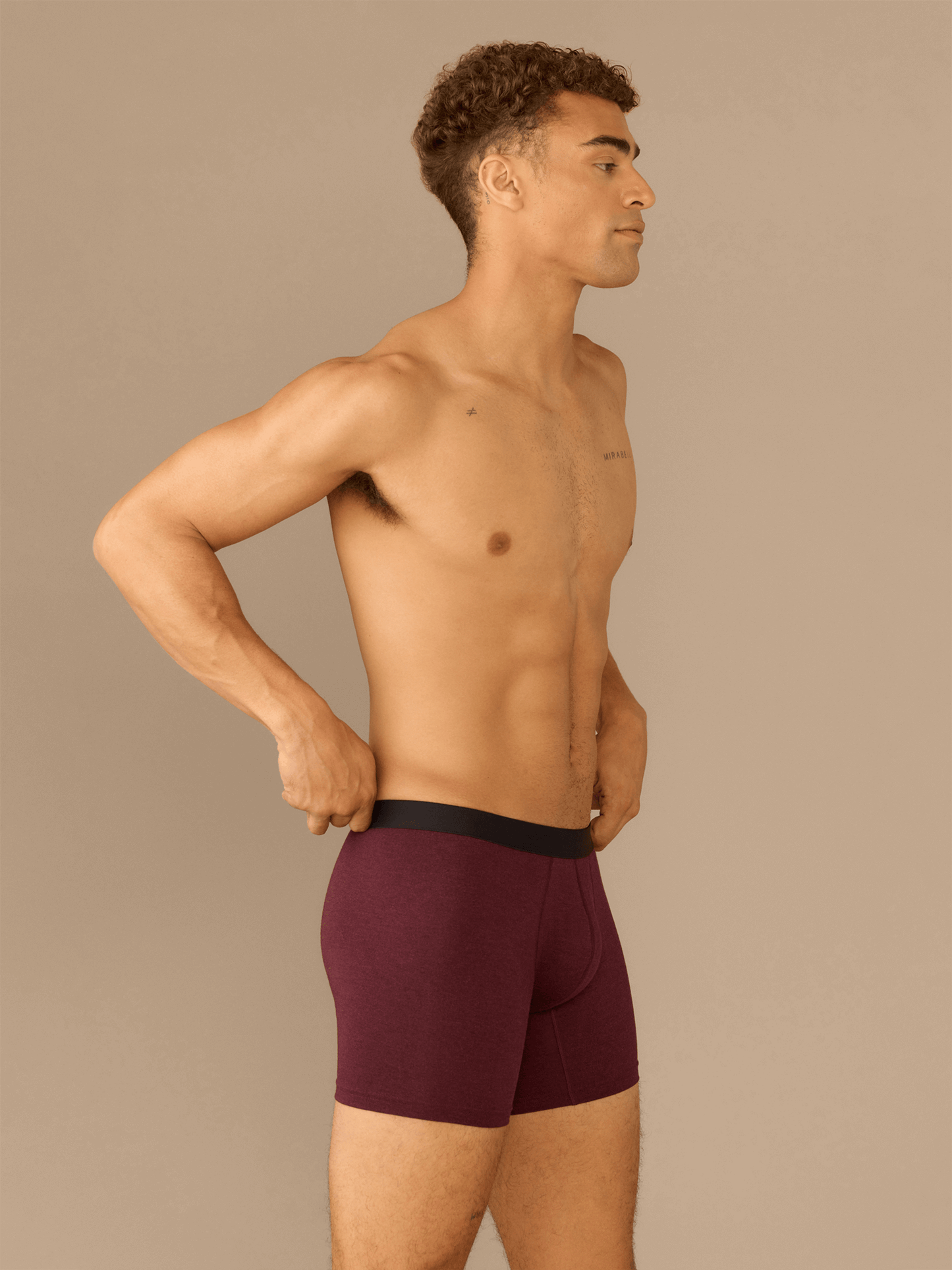 Boxer Brief | Heather Wine