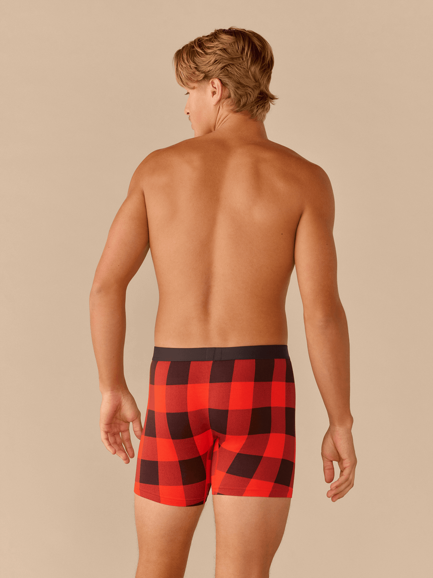 Boxer Brief w/ Fly | Buffalo Plaid