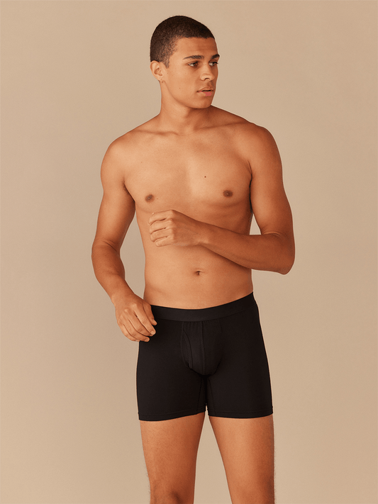 Boxer Brief w/ Fly | Black