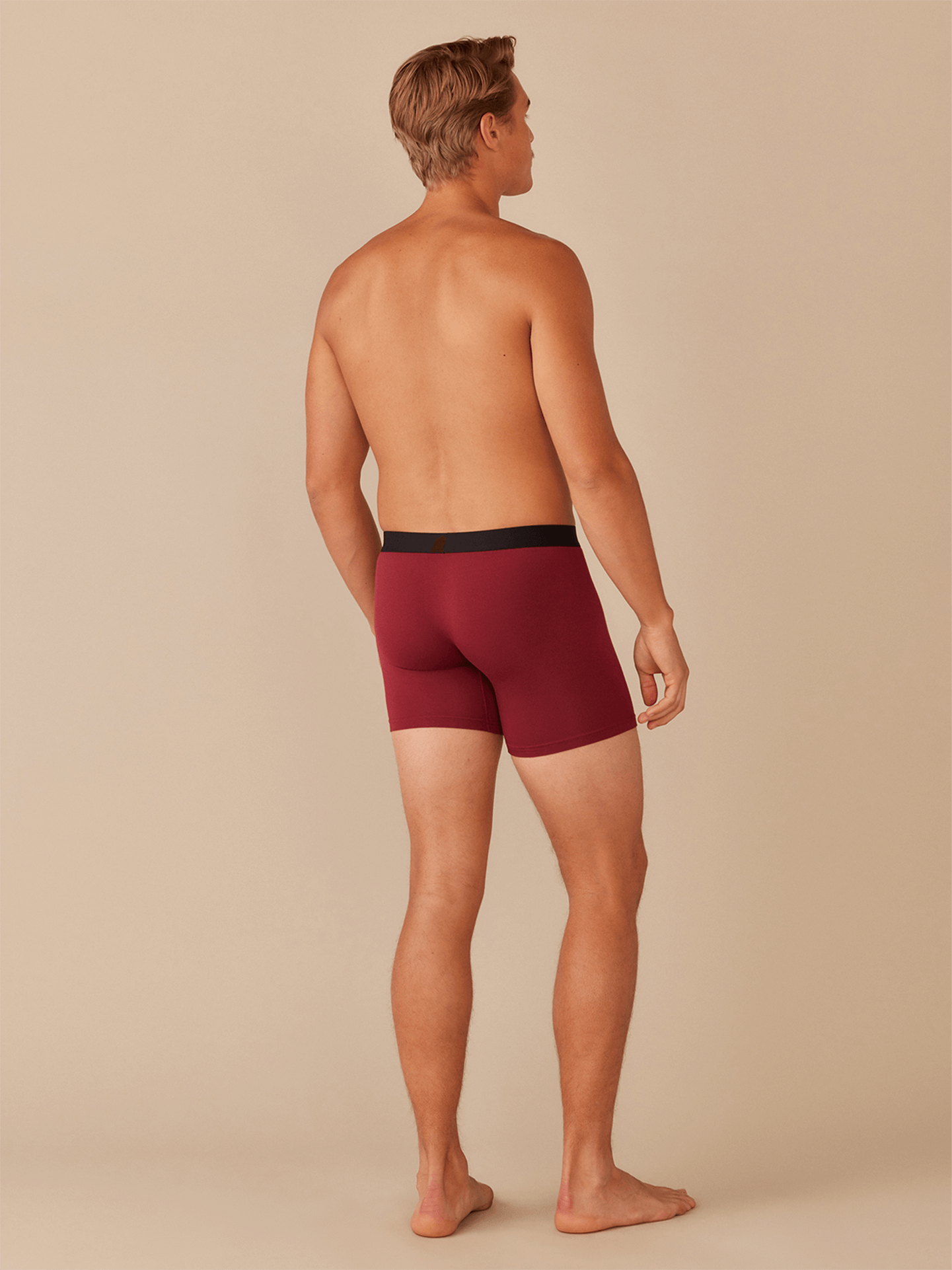 Boxer Brief w/ Fly | Cabernet