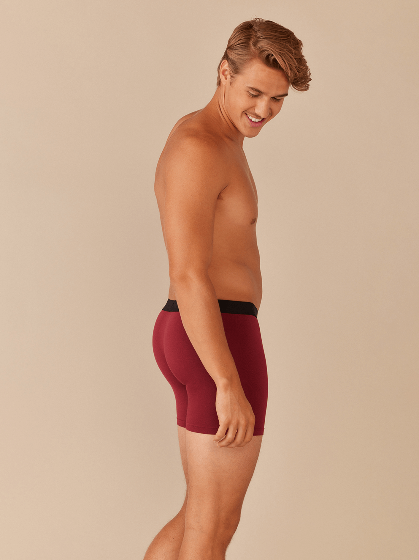 Boxer Brief w/ Fly | Cabernet