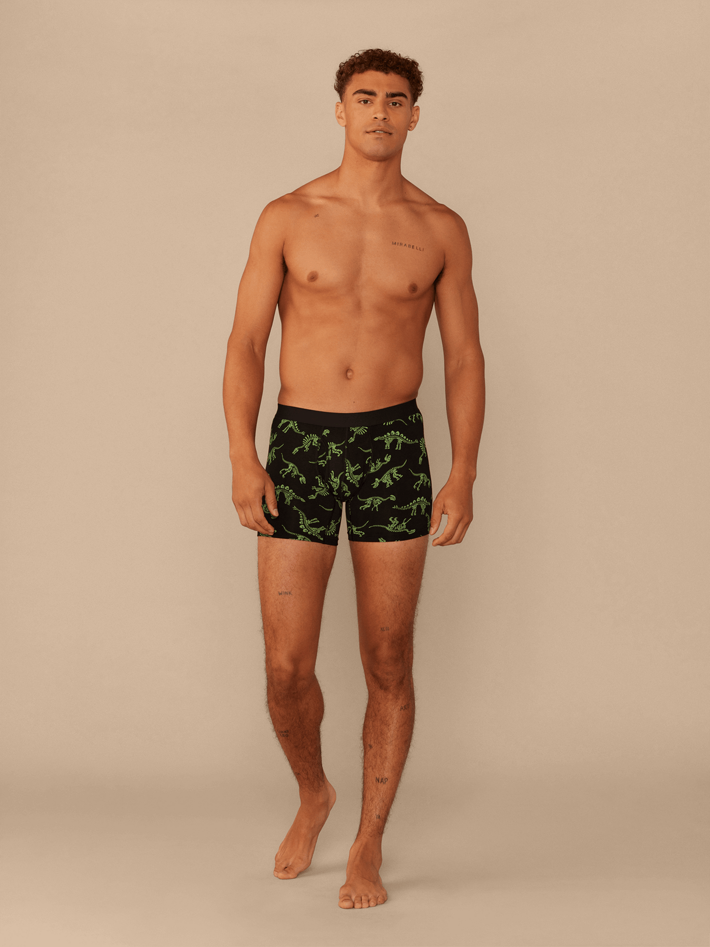 Boxer Brief w/ Fly | Electric Dino