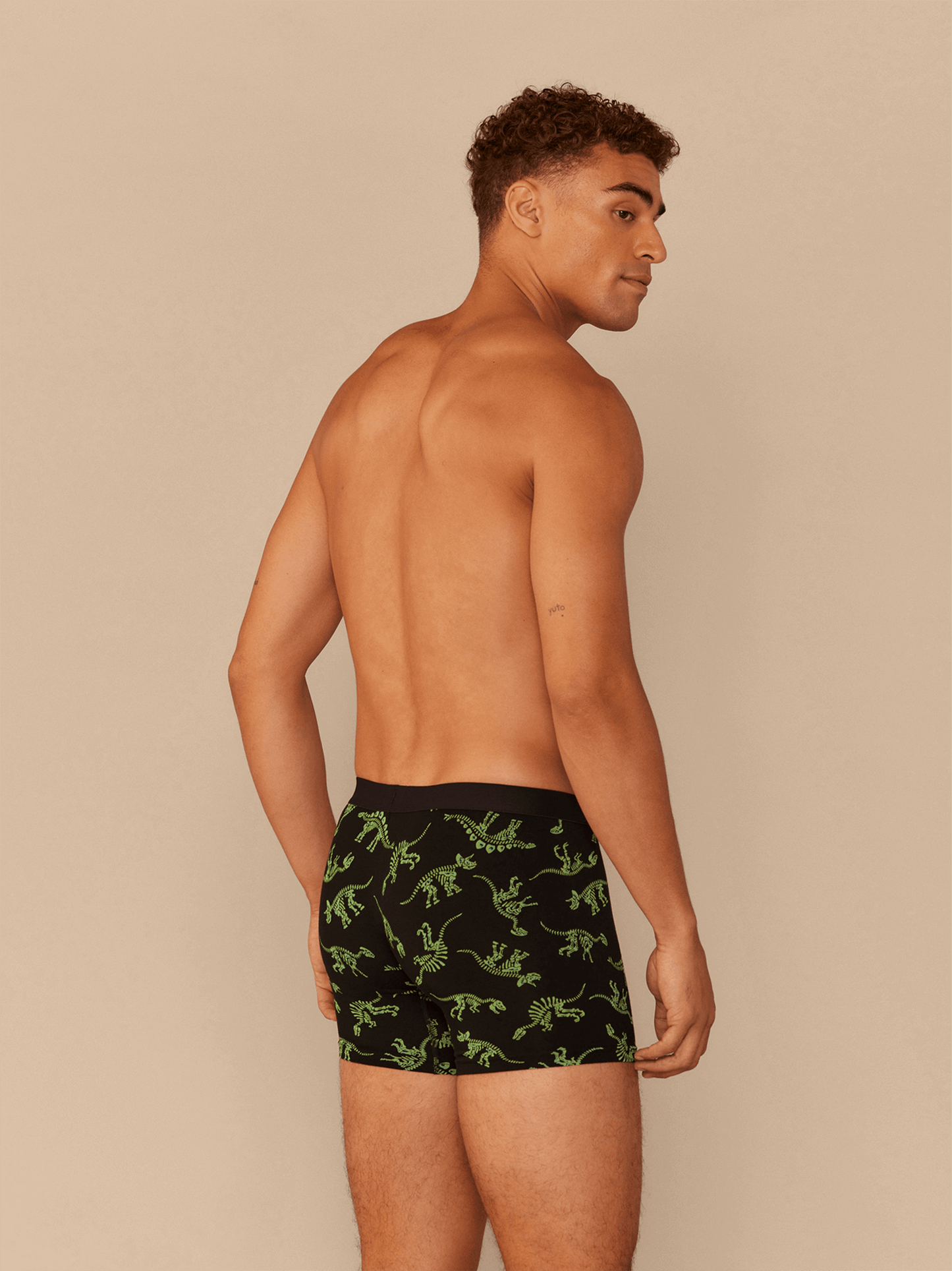 Boxer Brief w/ Fly | Electric Dino