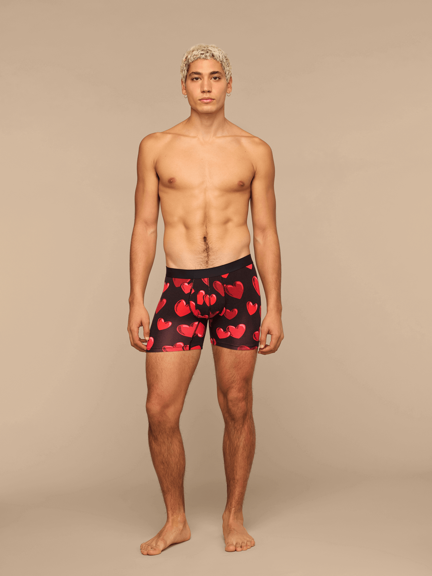 UltraModal™ Core Boxer Brief w/ Fly | Floating Hearts