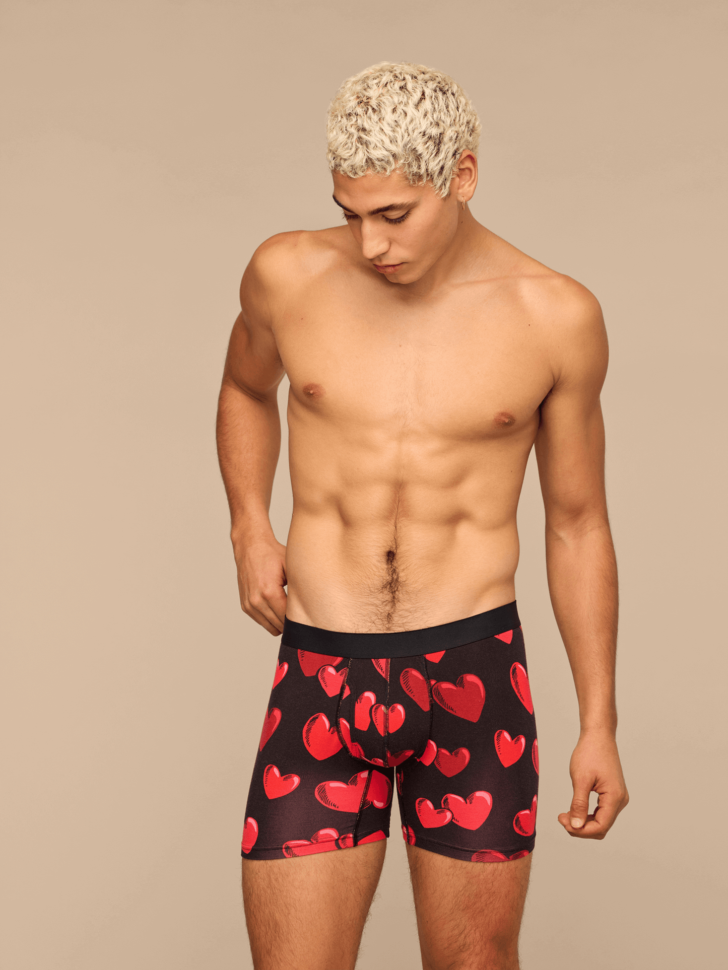 UltraModal™ Core Boxer Brief w/ Fly | Floating Hearts