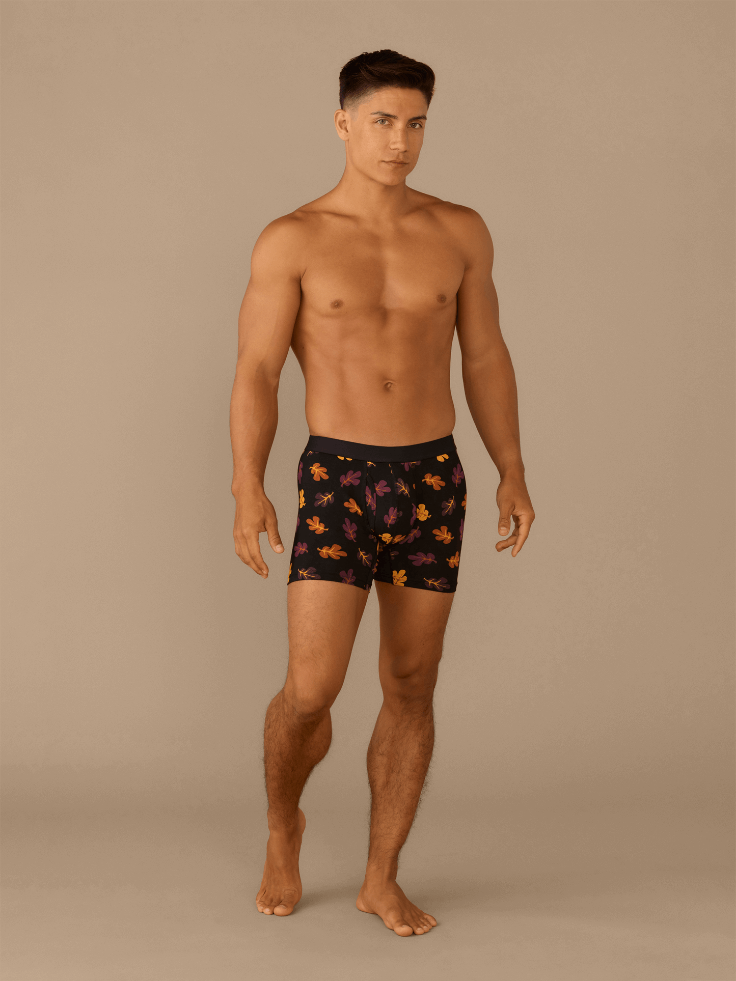 Boxer Brief w/ Fly | Fall Leaves