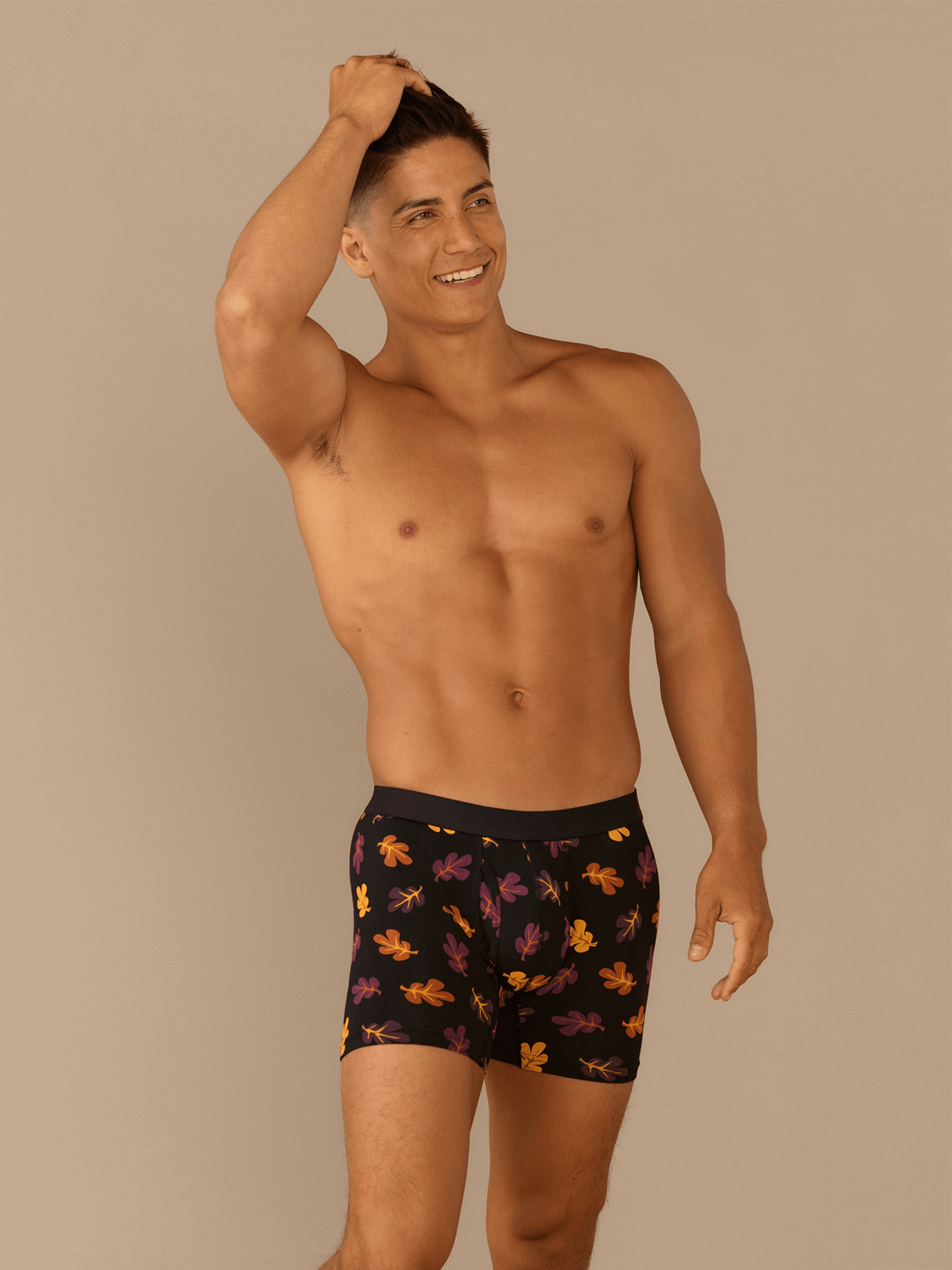 Boxer Brief w/ Fly | Fall Leaves