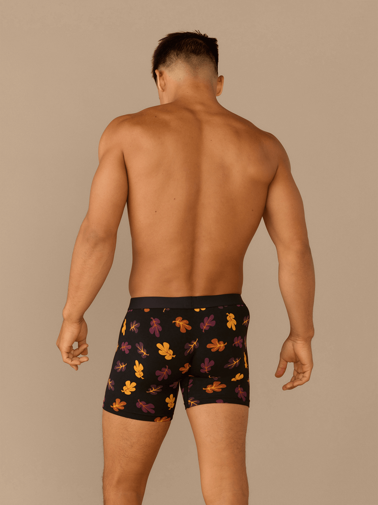 Boxer Brief w/ Fly | Fall Leaves