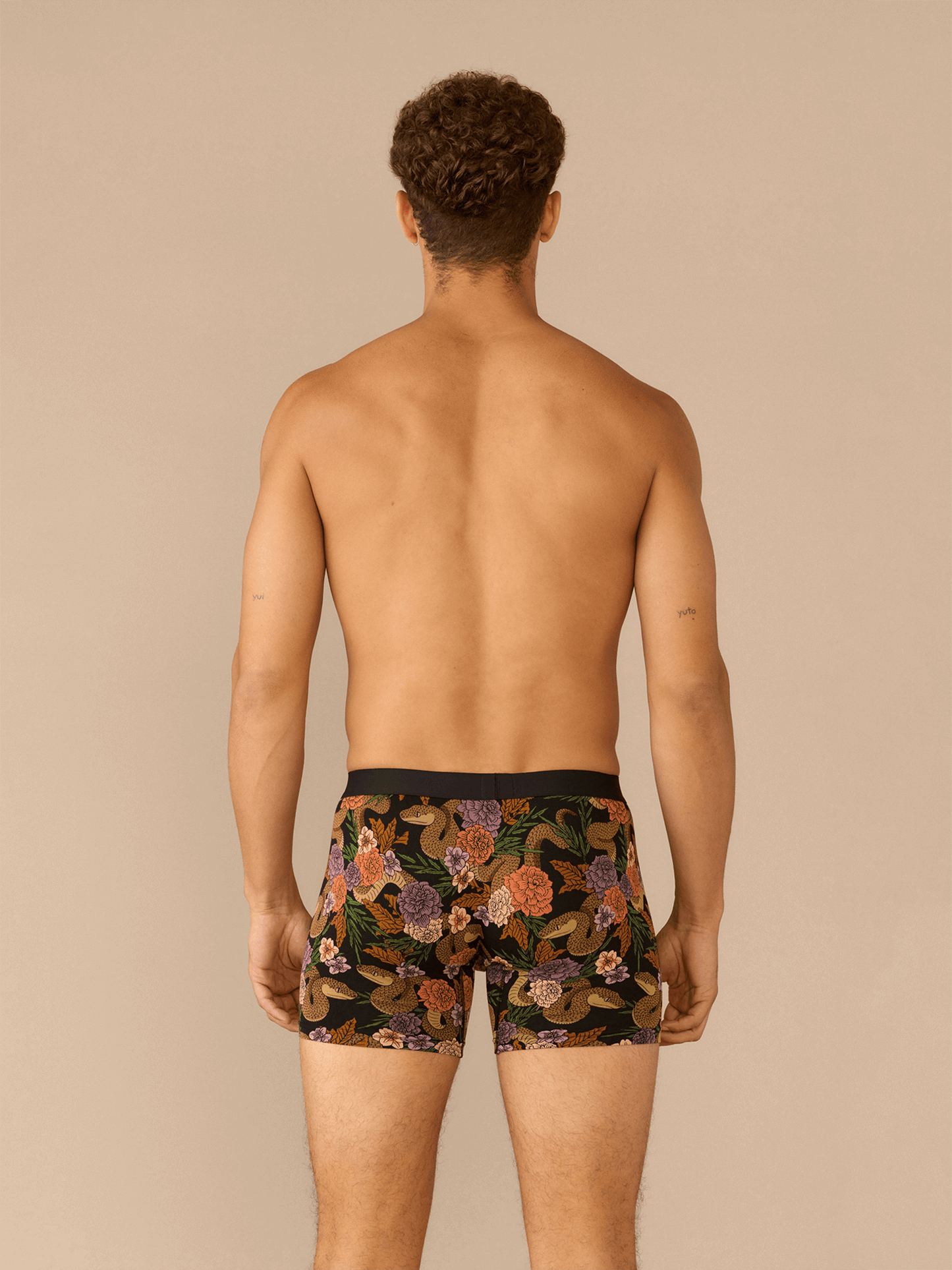 Boxer Brief w/ Fly | Garden Snake