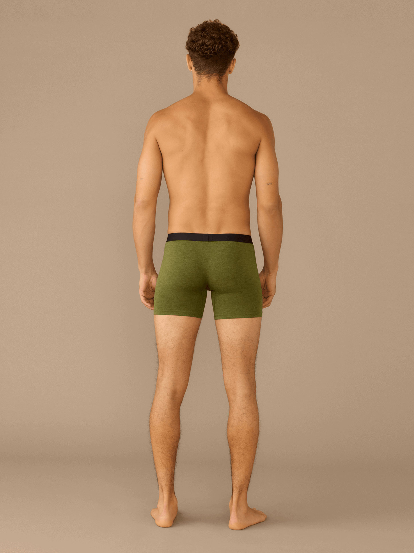 Boxer Brief w/ Fly | Heather Olive