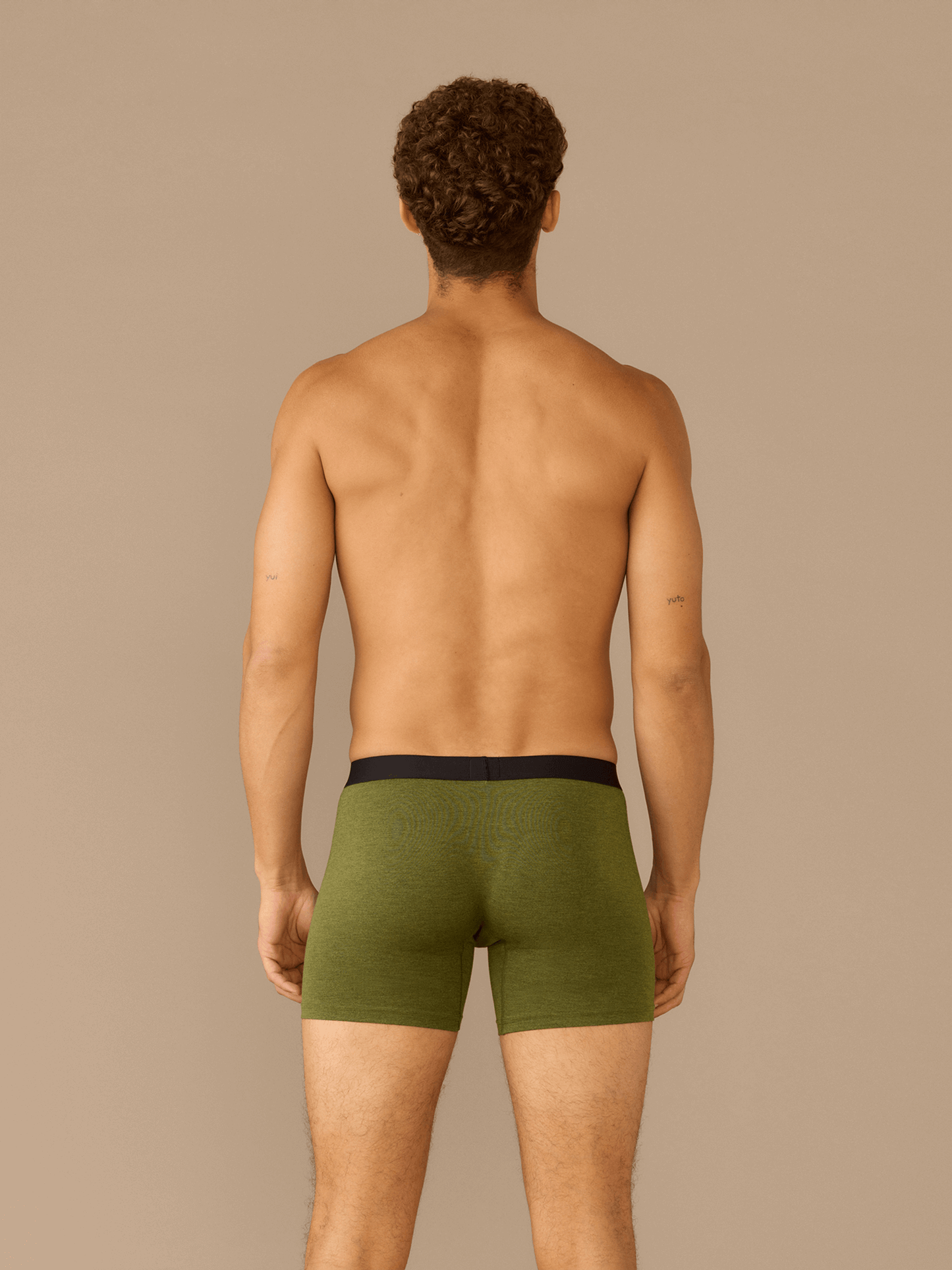 Boxer Brief w/ Fly | Heather Olive