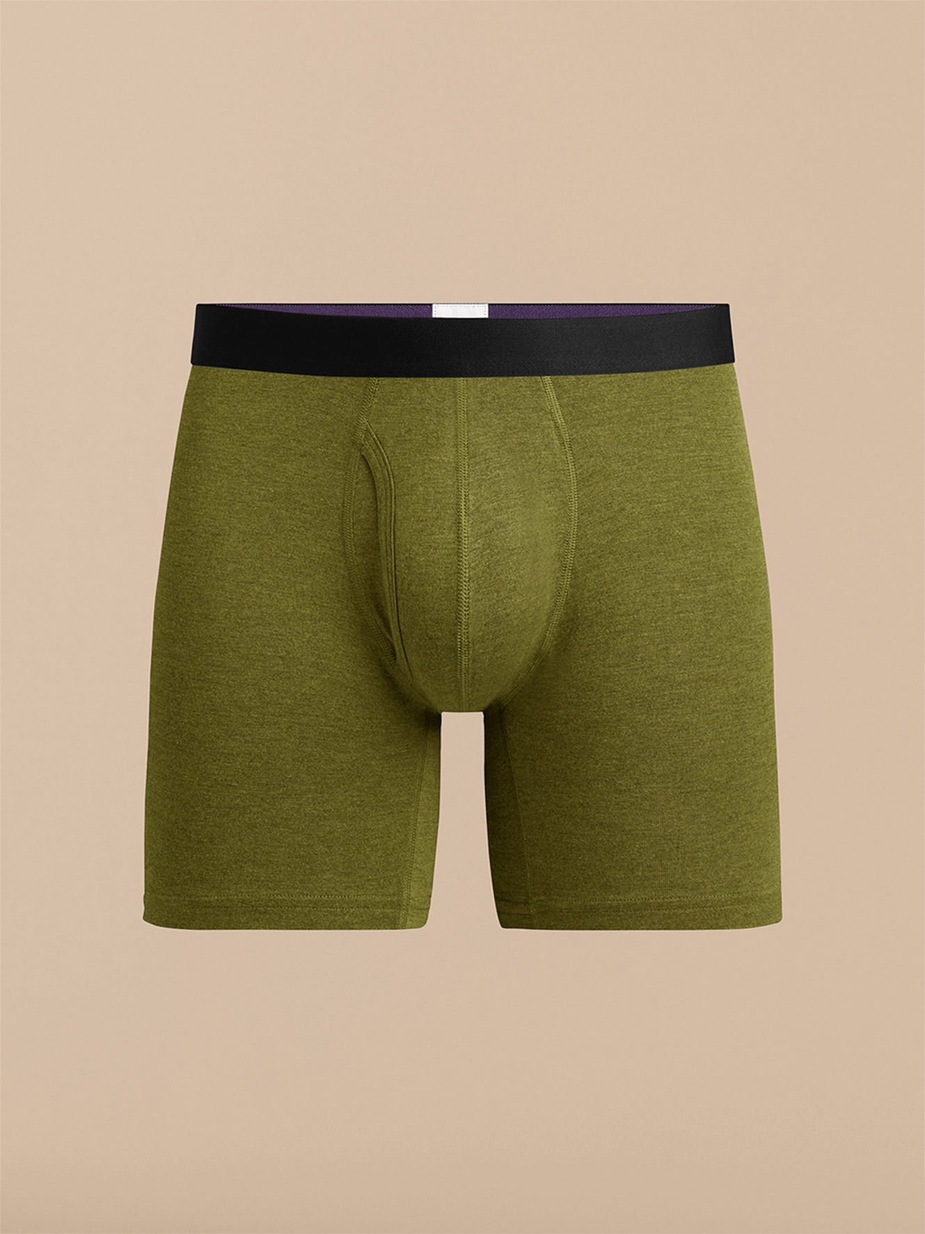 Boxer Brief w/ Fly | Heather Olive