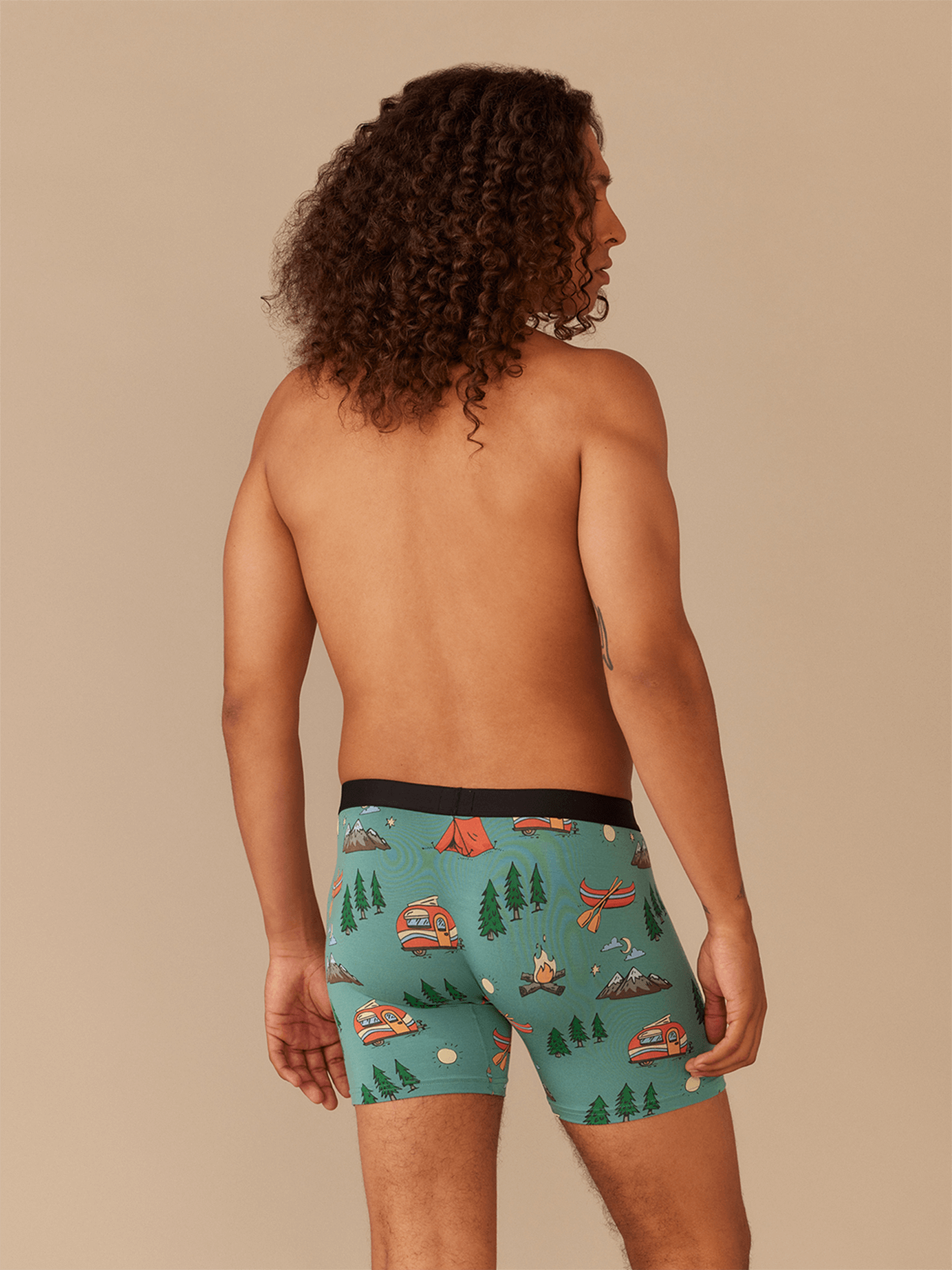 Boxer Brief w/ Fly | Happy Camper