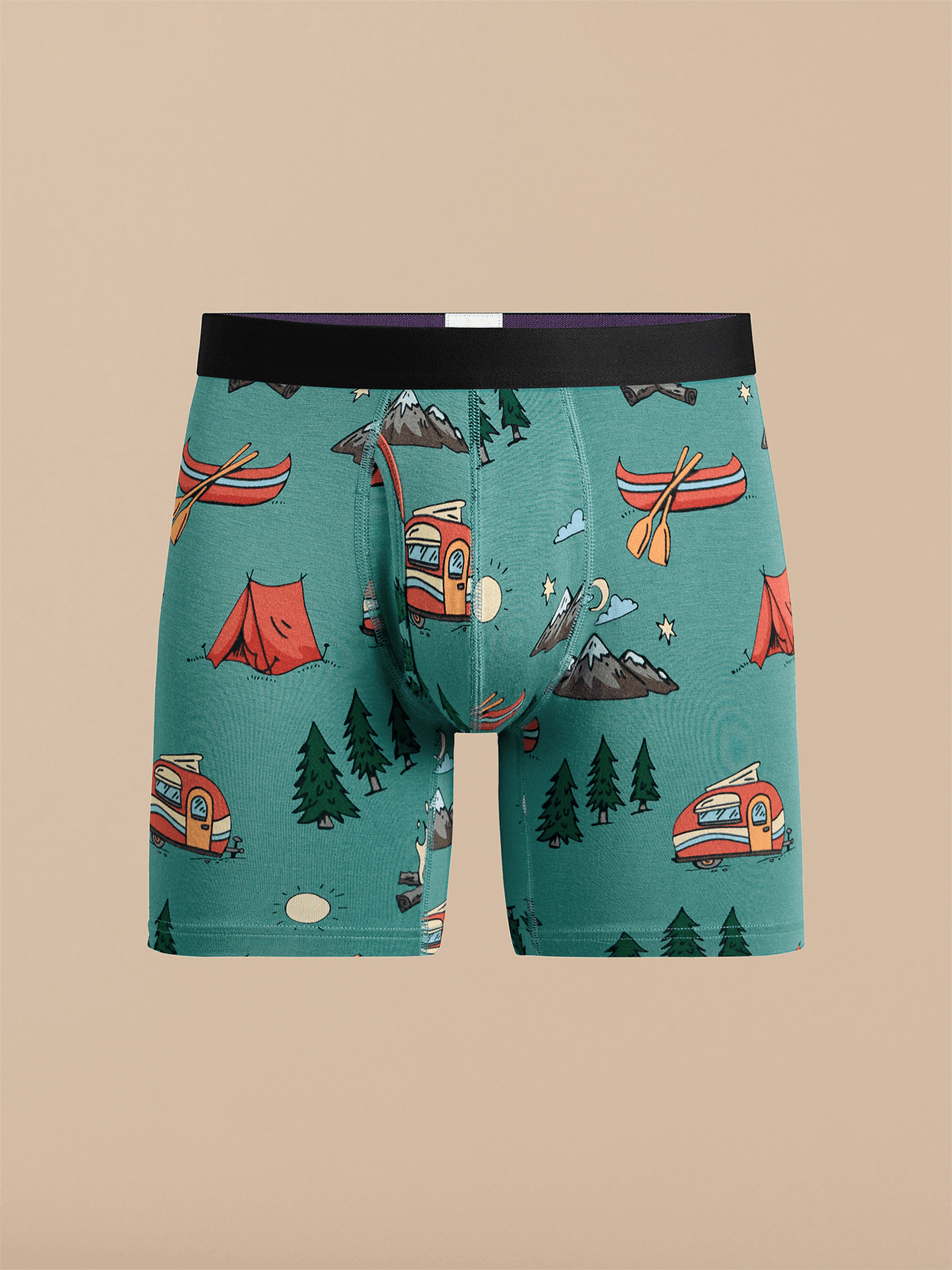 Boxer Brief w/ Fly | Happy Camper