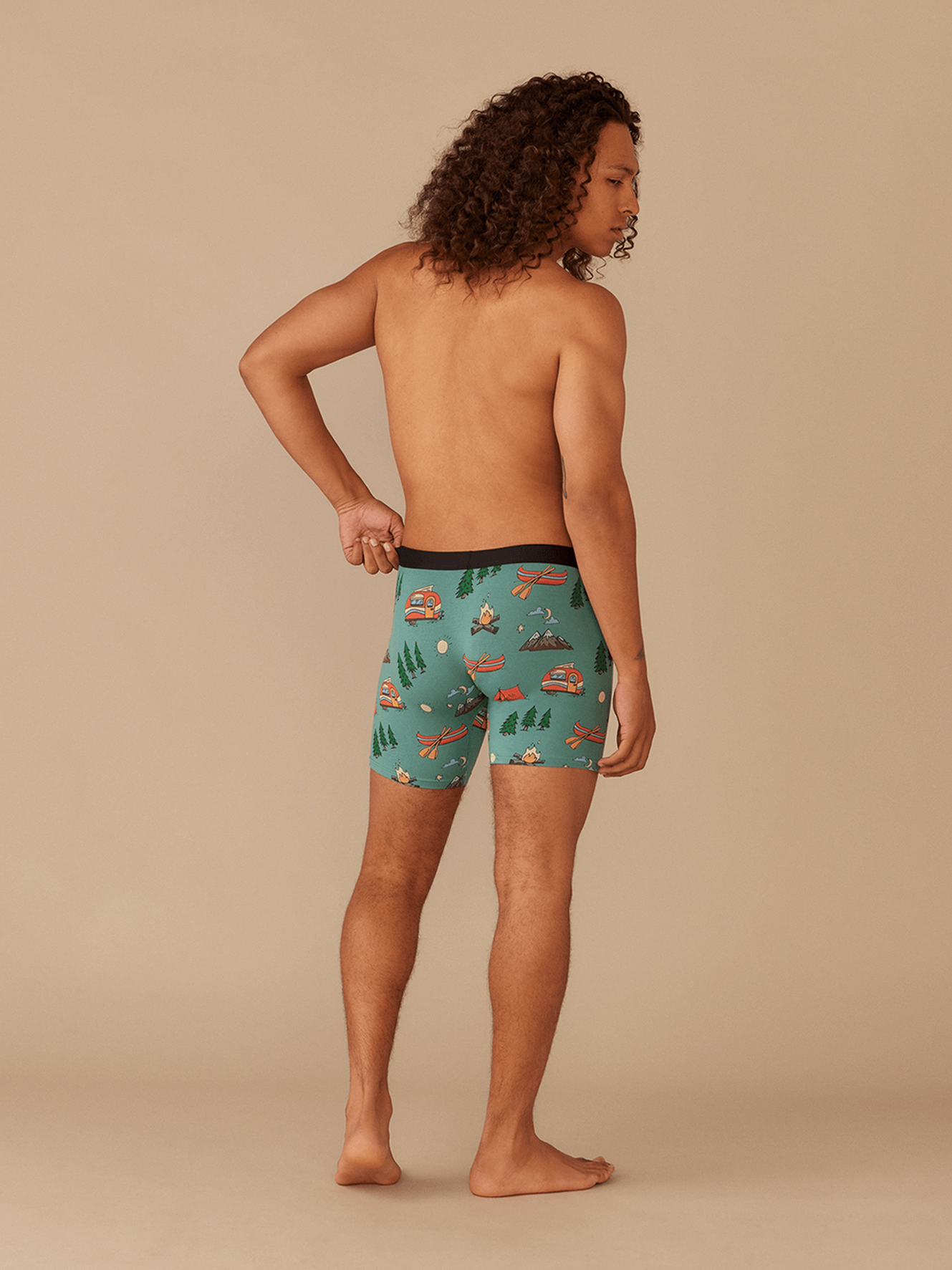 Boxer Brief w/ Fly | Happy Camper