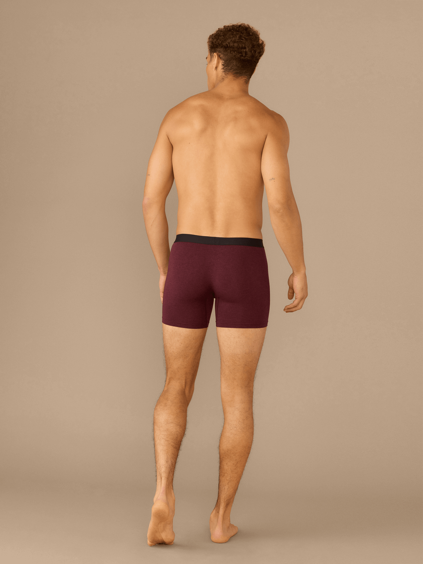 Boxer Brief w/ Fly | Heather Wine