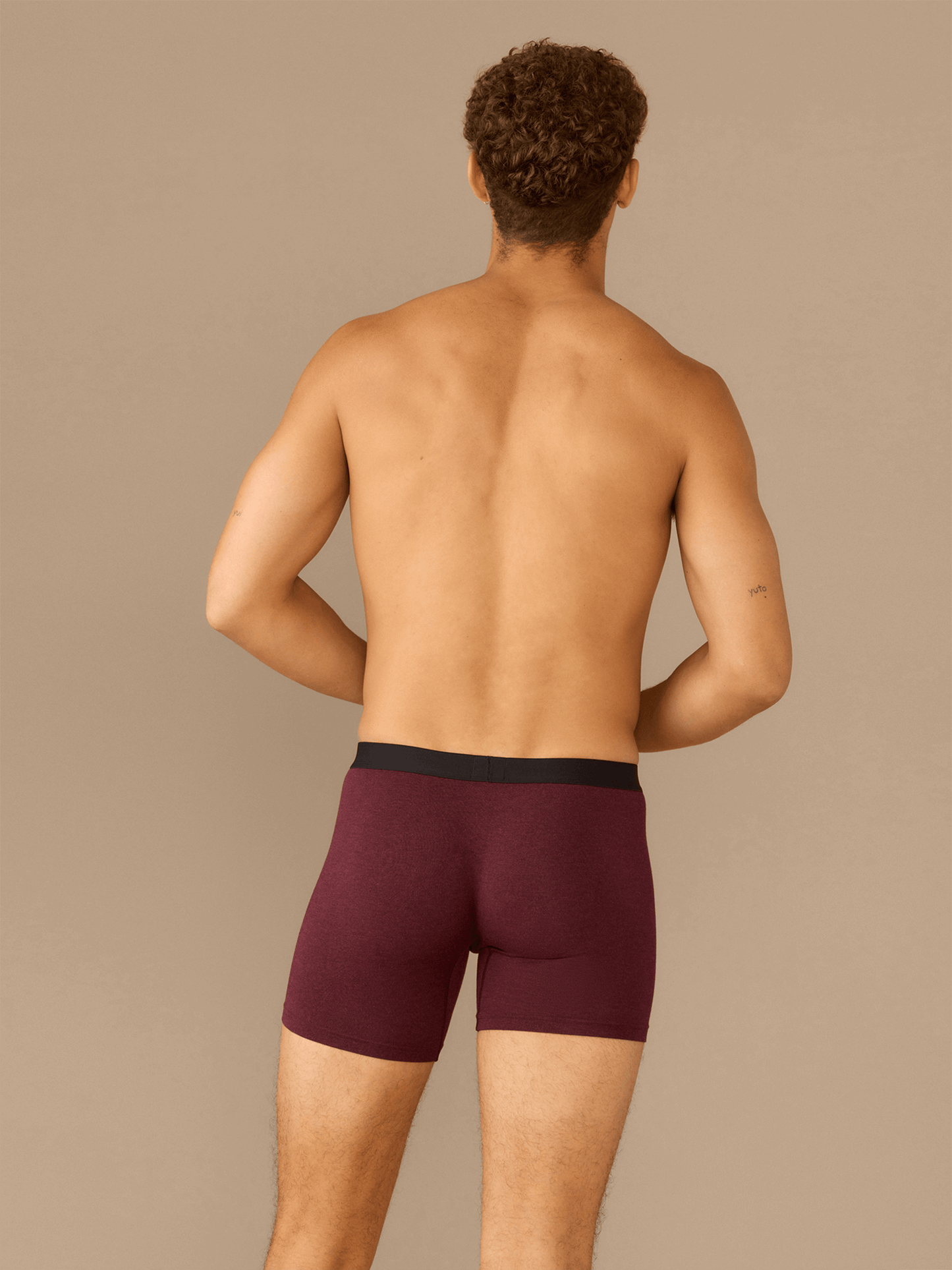 Boxer Brief w/ Fly | Heather Wine