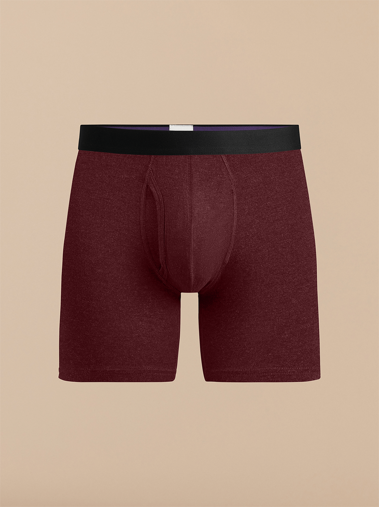 Boxer Brief w/ Fly | Heather Wine