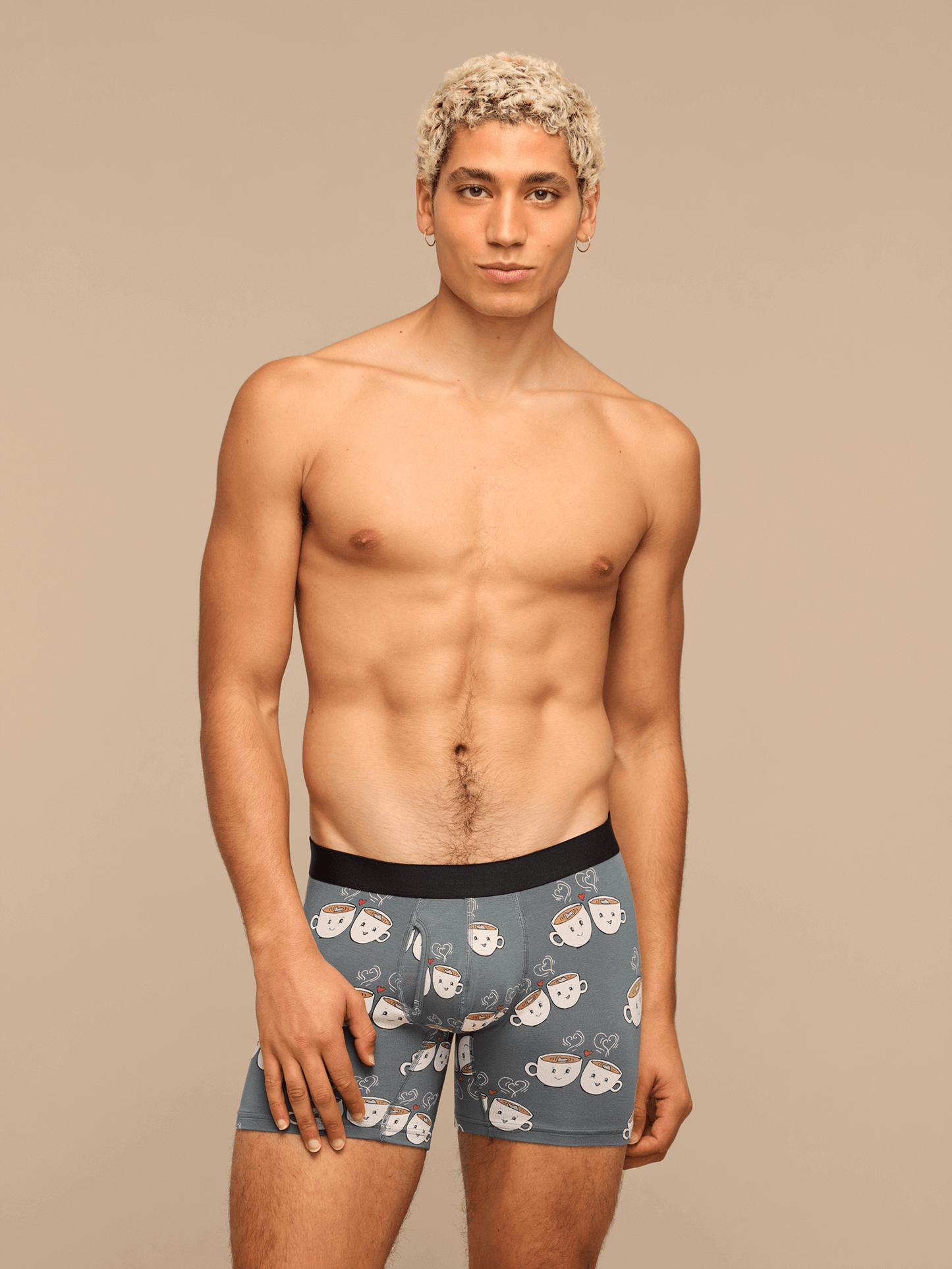 Boxer Brief w/ Fly | Love You A Latte