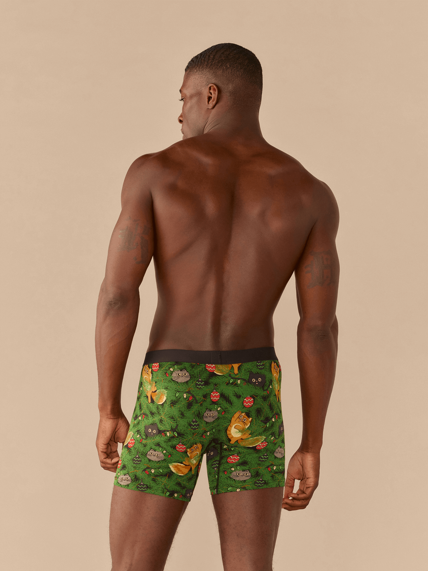 Boxer Brief w/ Fly 3-Pack | Meowy Christmas Pack