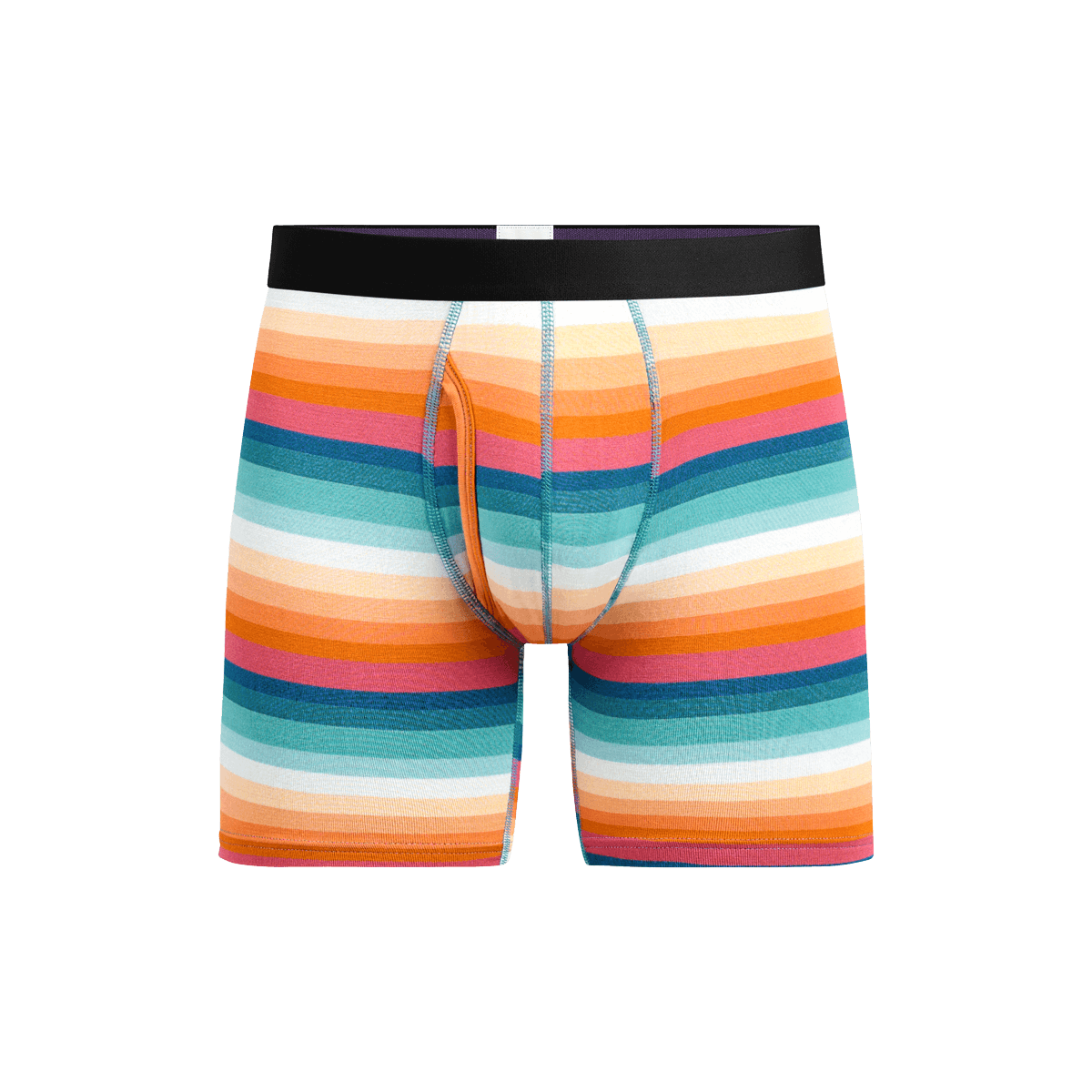 Boxer Brief w/ Fly | Pool Stripes