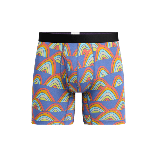 Boxer Brief w/ Fly | Retro Rainbows