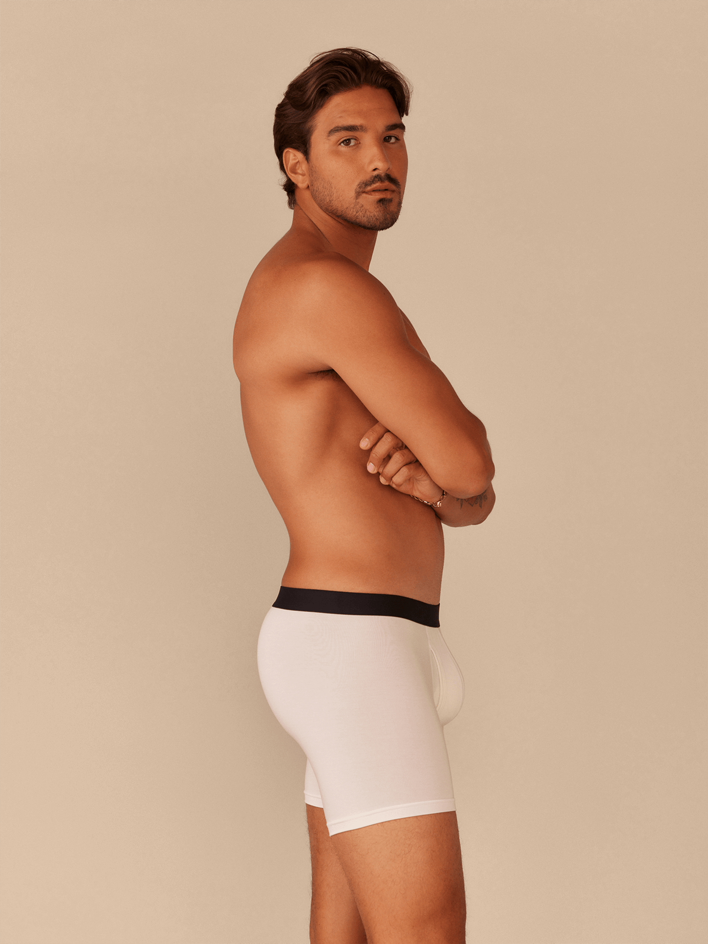 Boxer Brief w/ Fly | White