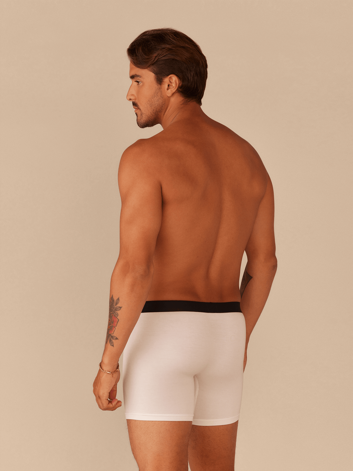 Boxer Brief w/ Fly | White