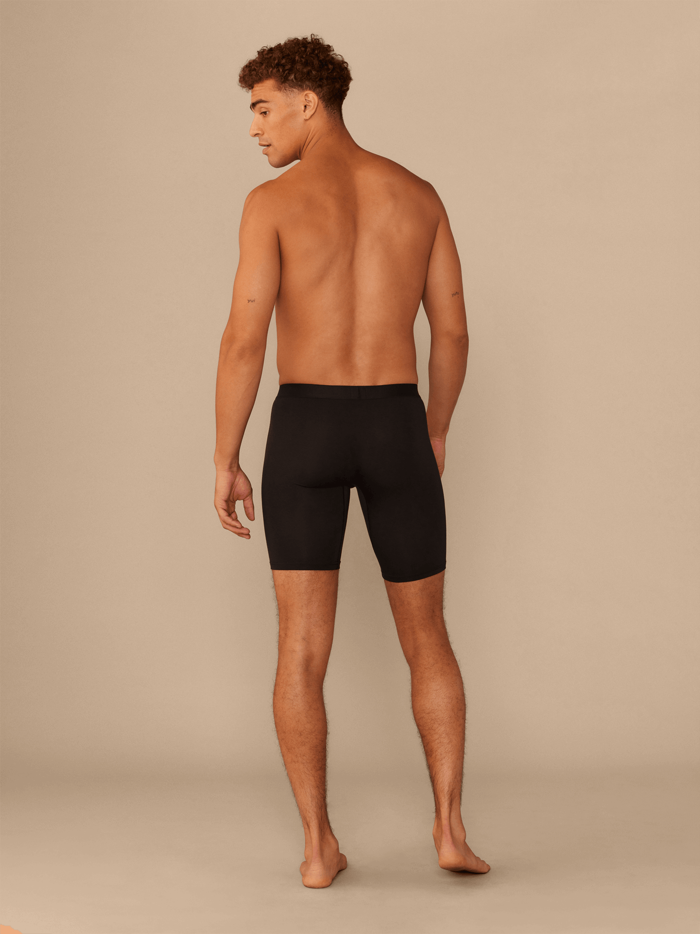 Long Boxer Brief w/ Fly | Black