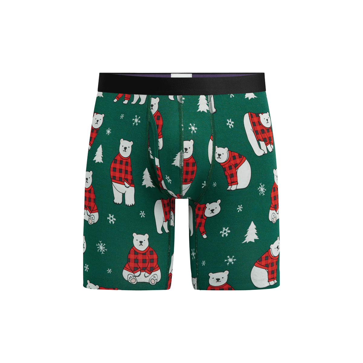 Long Boxer Brief w/ Fly | Cozy Bears