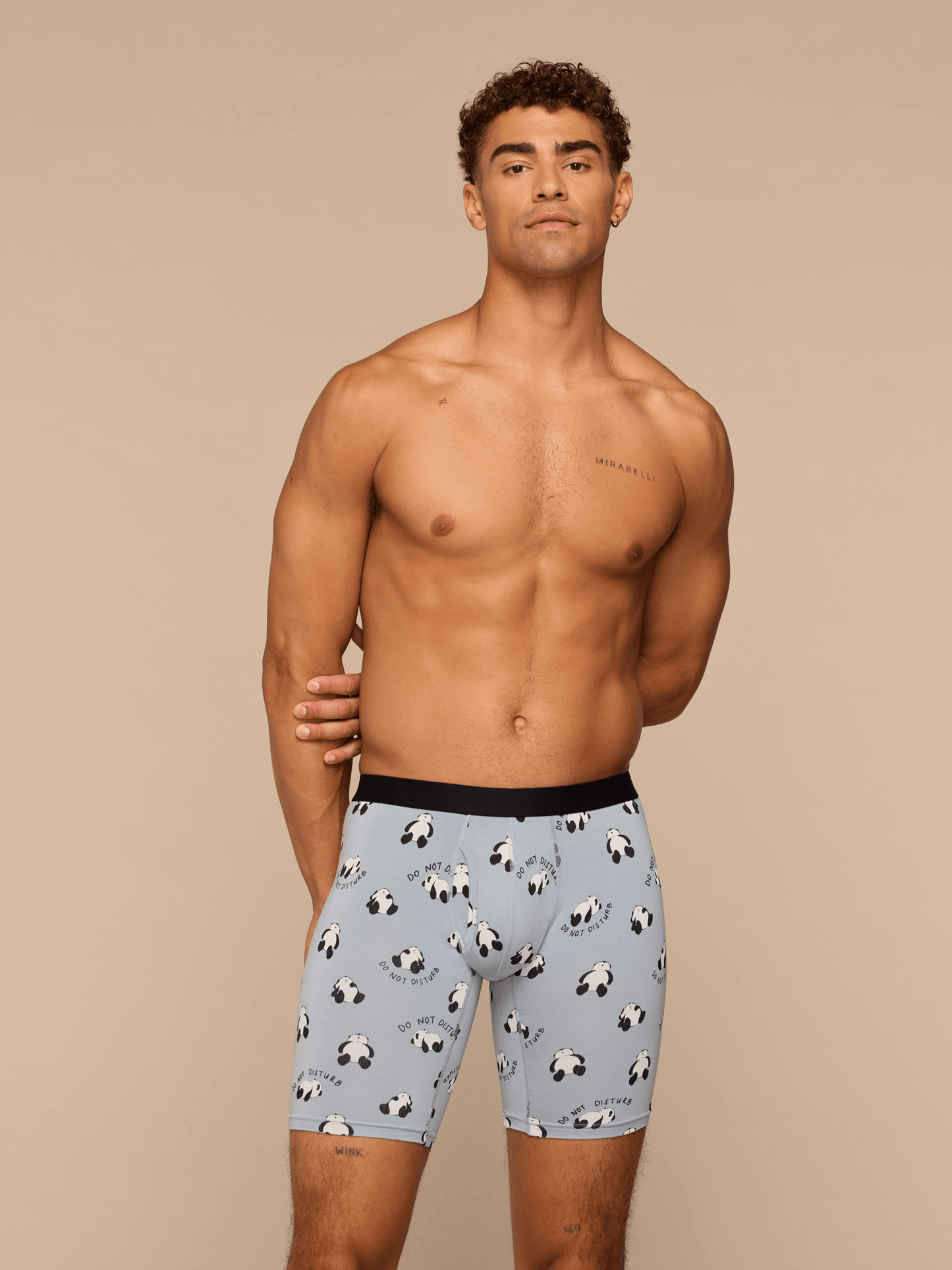 Long Boxer Brief w/ Fly | Do Not Disturb