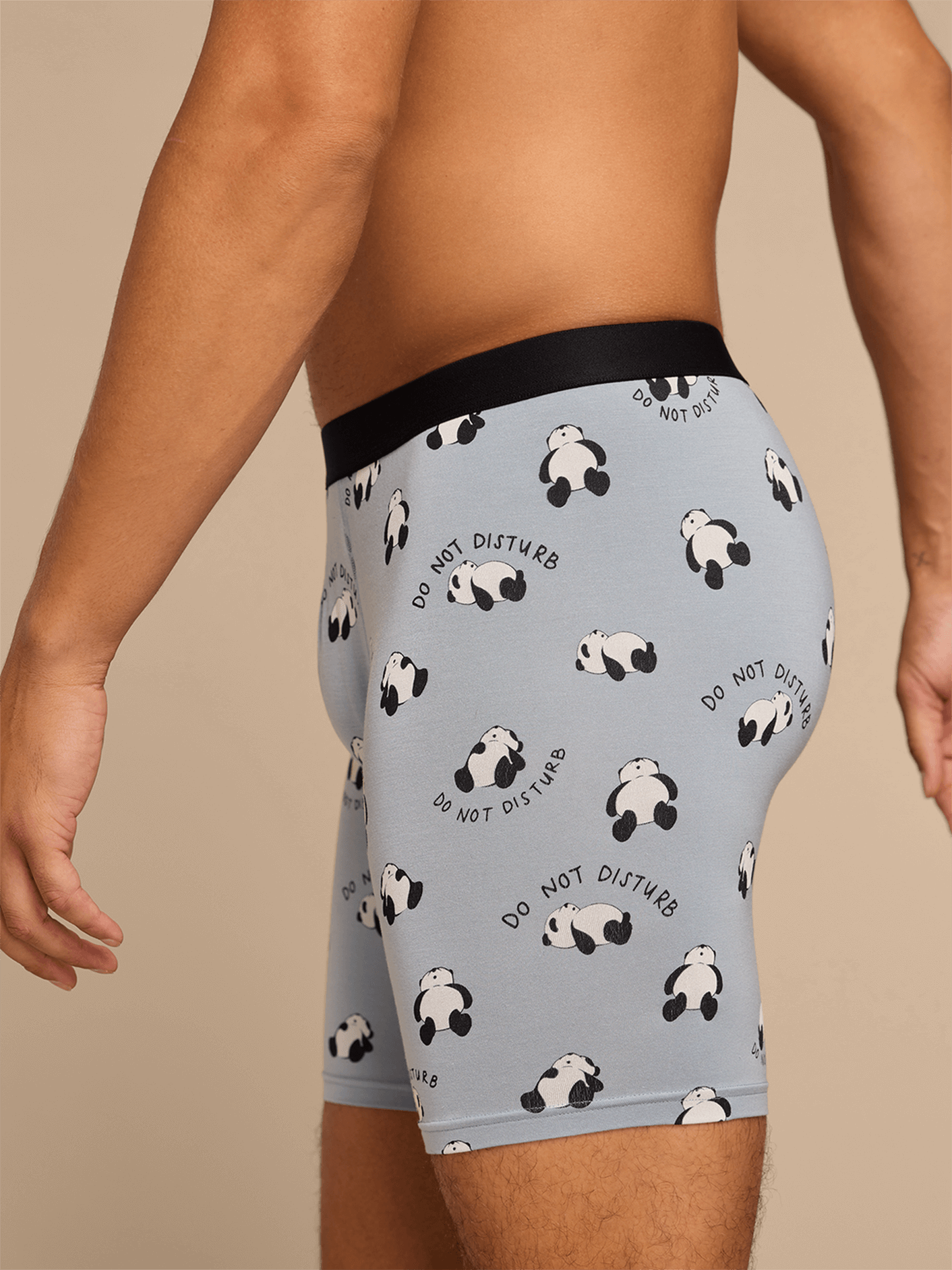 Long Boxer Brief w/ Fly | Do Not Disturb