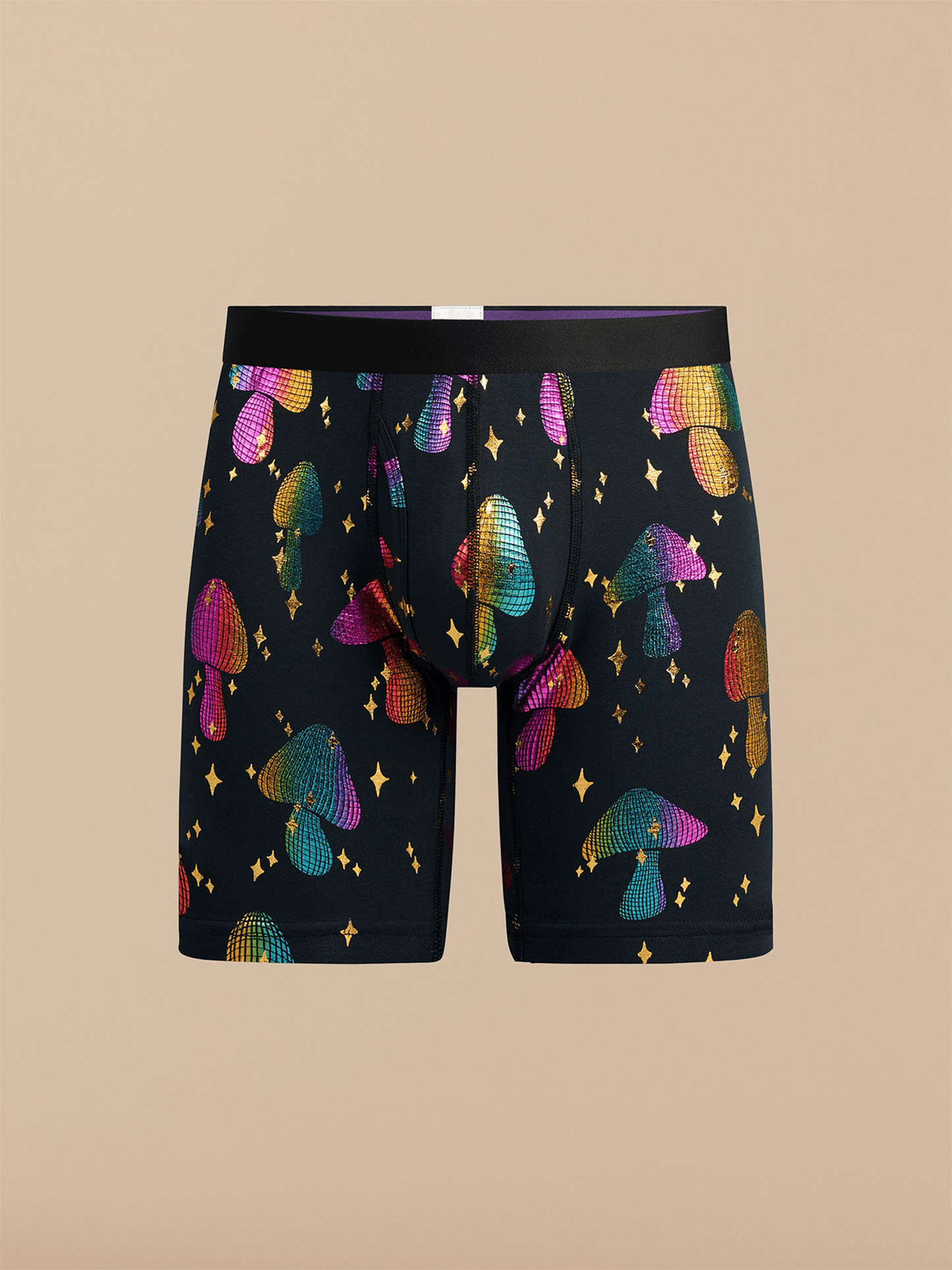 Long Boxer Brief w/ Fly 3-Pack | Disco Shrooms Pack